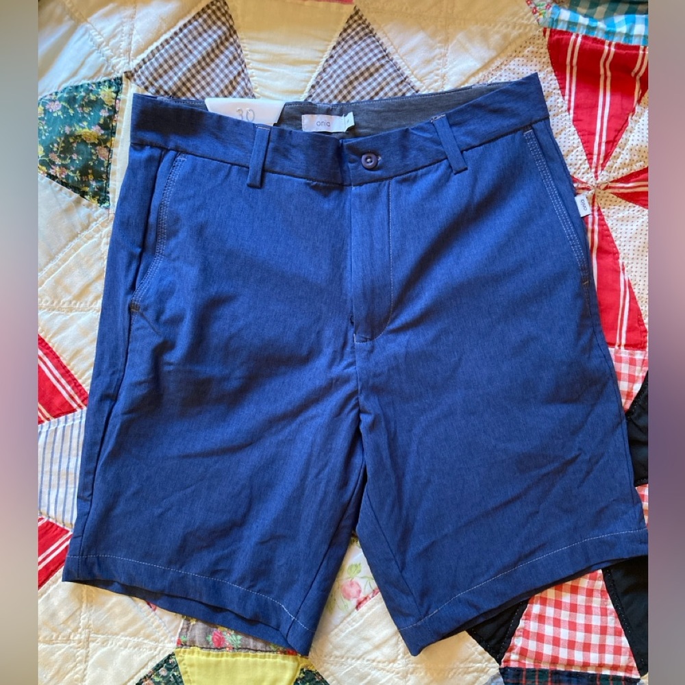 NWT Onia Versatility Stretch Short Size 30 Blue